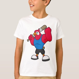 Baseball-Papagei T-Shirt