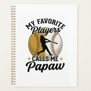 Baseball Papaw Lieblingsspieler Vintage-Shirt Desi Planer