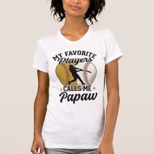 Baseball Papaw Lieblingsspieler Vintage-Shirt Desi T-Shirt