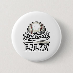 Baseball Papaw Vintage-Ätz-Shirt-Design_1 Button