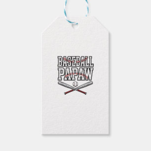 Baseball Papaw Vintage Engraving Design_1 Geschenkanhänger