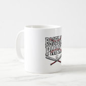 Baseball Papaw Vintage Engraving Design_1 Kaffeetasse (Vorderseite Links)