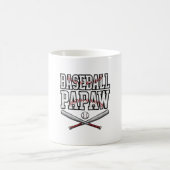 Baseball Papaw Vintage Engraving Design_1 Kaffeetasse (Mittel)