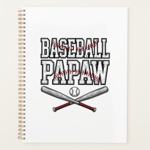 Baseball Papaw Vintage Engraving Design_1 Planer
