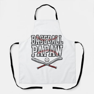 Baseball Papaw Vintage Engraving Design_1 Schürze