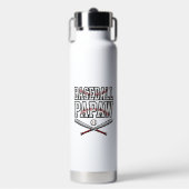 Baseball Papaw Vintage Engraving Design_1 Trinkflasche (Vorderseite)