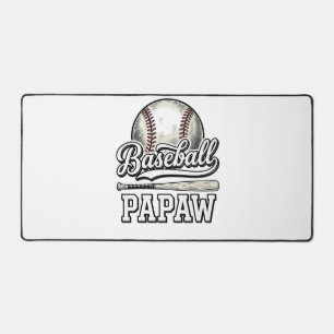 Baseball Papaw Vintage-Stickerei-Shirt-Design_1 Schreibtischunterlage