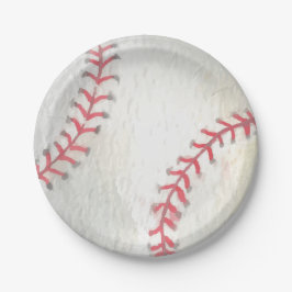 Baseball-Papierteller Pappteller