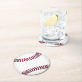 Baseball-PapierUntersetzer Runder Pappuntersetzer (Vor Ort)