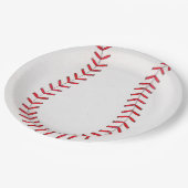 Baseball Pappteller (Schrägansicht)