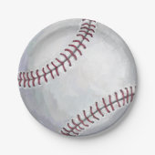 Baseball Pappteller (Vorderseite)