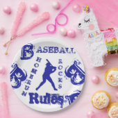 Baseball Pappteller (Party)