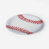 Baseball Pappteller (Schrägansicht)