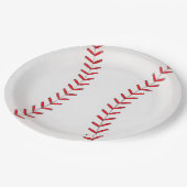 Baseball Pappteller (Schrägansicht)