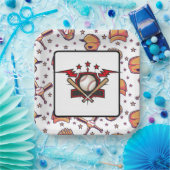 Baseball  pappteller (Party)