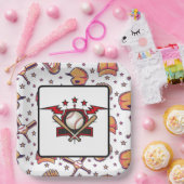 Baseball  pappteller (Party)