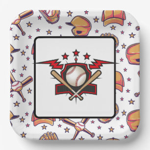 Baseball  pappteller