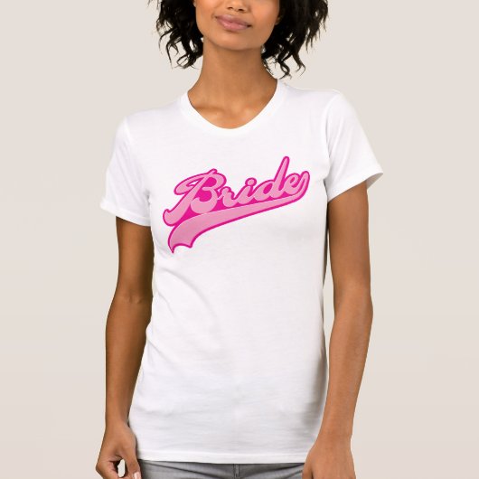 Baseball-Park-Braut T-Shirt (Vorderseite)