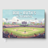 Baseball Park Foil Autograph Book Gästebuch (Vorderseite)