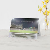 Baseball-Park, San Francisco Karte (Gelbe Blume)