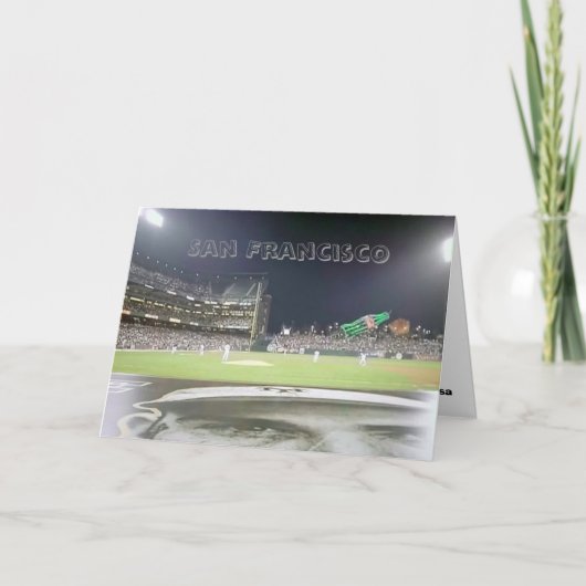 Baseball-Park, San Francisco Karte (Vorderseite)