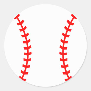 Baseball-Party-Aufkleber, Geburtstagsticker Runder Aufkleber