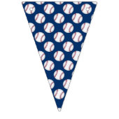 Baseball-Party-blaues Rot-Flaggen-Flagge Wimpelkette (Dritte Fahne)