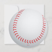 Baseball-Party Einladung (Rückseite)