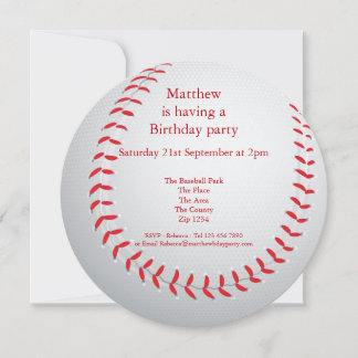 Baseball-Party Einladung