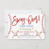 Baseball-Party Einladung (Vorderseite)