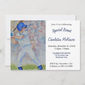 BASEBALL-PARTY EINLADUNG (Vorderseite)