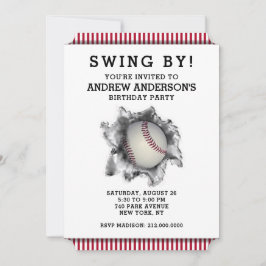 Baseball-Party Einladung
