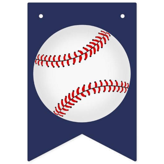 Baseball-Party Wimpelkette (Zweite Fahne)