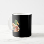 Baseball Patchwork-Moschuserpel Spieltag Kaffeetasse (Vorderseite Links)