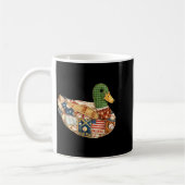 Baseball Patchwork-Moschuserpel Spieltag Kaffeetasse (Links)