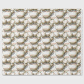 Baseball Pattern Jeden Anlaß Geschenkpapier (Flach)