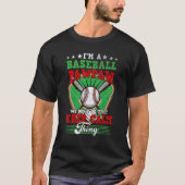 Baseball Pawpaw tu das nicht Behaltend Ruhe T-Shirt (Vorderseite)