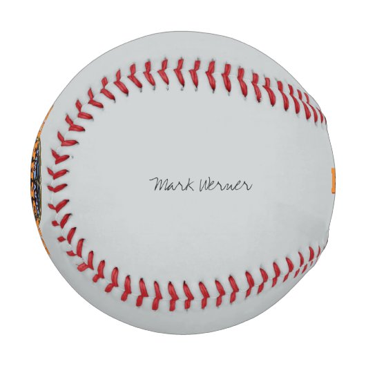 Baseball personalisiert (Vorderseite Links)