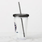 Baseball Personalisiert Acrylic Tumbler Acryltrinkbecher (Links)