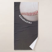 Baseball Personalisiert Badehandtuch (Badehandtuch)