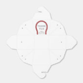 Baseball Personalisiert Birthday Danke Geschenkschachtel (Ungefaltet)