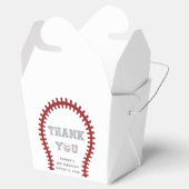 Baseball Personalisiert Birthday Danke Geschenkschachtel (Geöffnet)