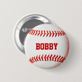 Baseball Personalisiert Button (Vorne & Hinten)