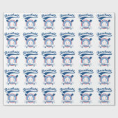 Baseball-Personalisiert-Geschenk Geschenkpapier (Flach)