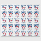 Baseball-Personalisiert-Geschenk Geschenkpapier (Flach)