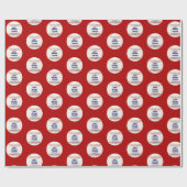 Baseball Personalisiert Geschenkpapier (Flach)