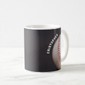 Baseball Personalisiert Kaffeetasse (VorderseiteRechts)