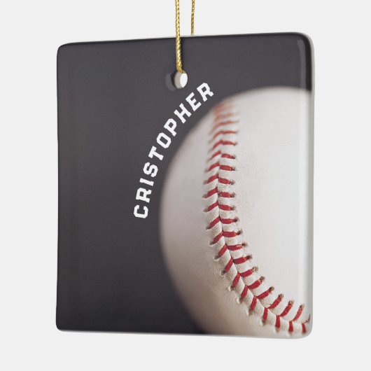 Baseball Personalisiert Keramikornament (Links)