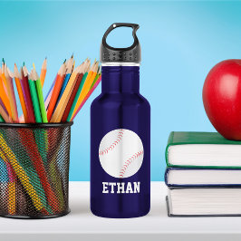 Baseball Personalisiert Kids Edelstahlflasche