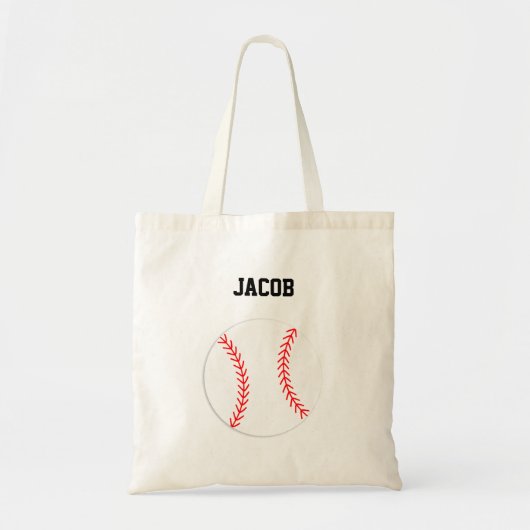 Baseball Personalisiert Kids Tragetasche (Vorne)